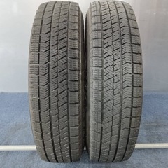 2023年製タイヤ 軽自動車に‼️　ブリヂストンBLIZZAK VRX2 145/80R13　社外ホイール 13×4J +43 4H-100 4本セット スタッドレス 軽自動車に！！