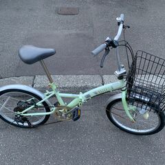 中古】手稲駅の折りたたみ自転車を格安/激安/無料であげます・譲ります  