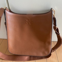 美品】Tory Burch ◇レザー ショルダーバッグ 斜め掛け ブラウン
