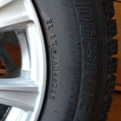 スタドレスタイヤホイール4本　2022年ブリヂストンタイヤ　185/65R15　手渡し現金