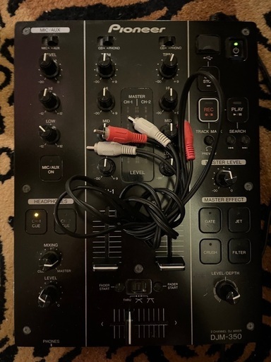 パイオニアDJM-350 DJミキサー DJM-350-W (archived) 録音機能搭載 2ch