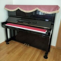 YAMAHA ヤマハ アップライトピアノ YU3SZ 椅子・カバー付き 消音機能