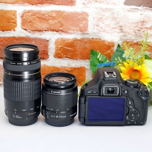 全国送料無料】Canon EOS Kiss X5 ✨ダブルズームキット ダブルレンズ