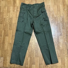 NOS 〜80s 陸上自衛隊 作業服上衣 桜ジッパー セットアップ カーゴ