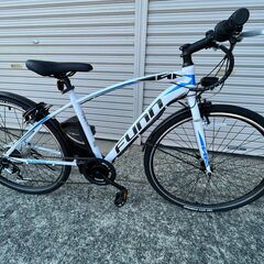 【新品★未使用】 電動アシスト自転車クロスバイク シマノ製6段変...