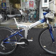 中古自転車２６８９　前後タイヤ新品！　　　27.5インチ　シボレー　３×６段ギヤ　フロントサスペンション　ワイヤー錠　ライトは付属していません　フレームサイズ420㎜ 中古自転車2689 前後タイヤ新品！ 27.5インチ シボレー 3×6段