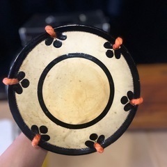 美品豪華高級　小鼓　豪華金蒔絵鼓　和太鼓　楽器　締め太鼓　日本伝統芸能ケース付き