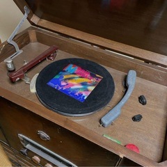 【レトロ品】電気蓄音機　蓄音機　レコードプレイヤー