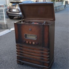 【レトロ品】電気蓄音機　蓄音機　レコードプレイヤー