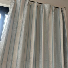 オーダカーテン187×110…2枚素人寸法なので多少の誤差はあります！