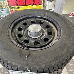 【中古】DAYTONA　スタッドレスタイヤ　195/80r15 65psi 
