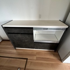 クリナップ　カップボード　食器棚 収納棚 換気扇付き