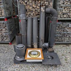 薪ストーブ用中古シングル煙突部材