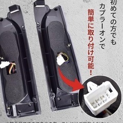 【激安】ハイエース200系LEDテールランプオープニング機能付　流れるウィンカー