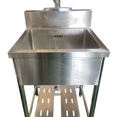 ★1槽シンク W600xD600xH850+150mm シンク 業務用 厨房機器★