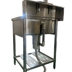 ★1槽シンク W600xD600xH850+150mm シンク 業務用 厨房機器★