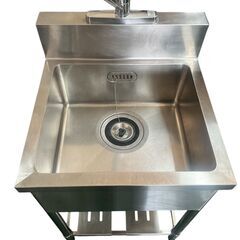 ★1槽シンク W600xD600xH850+150mm シンク 業務用 厨房機器★