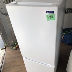 　NO 590 🌈福岡市内配送設置無料✨🌈  2021年　ヤマダ電機 2ドア冷蔵庫 (156L・右開き) ホワイト YRZF15G1