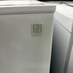 N Simplepニトリ 2ドア冷蔵庫-ルイヴィトンフリースダミエ
