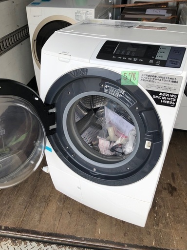 NO 578 ?福岡市内配送設置無料✨? BD-SG100BL-W ドラム式洗濯乾燥機