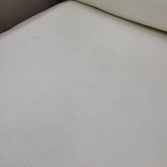 J7906 シギヤマ家具 二人がけソファ 合皮 ホワイト クリーニング済 