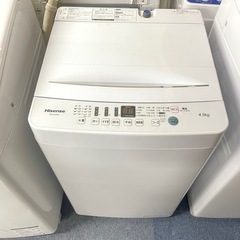 北九州市内配送無料　保証付き 洗濯機　2020年製　Hisense HW-E4503