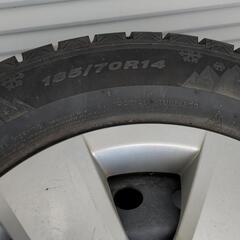 スタッドレススノータイヤ４本とホイールセット