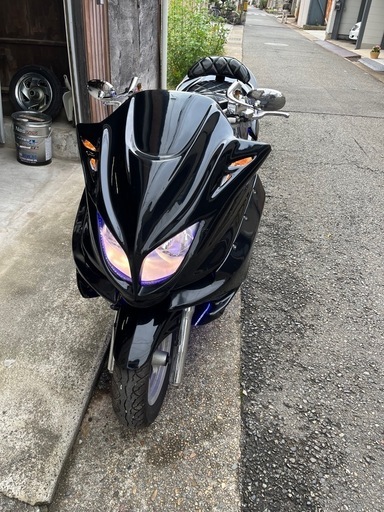 【YAMAHA マジェスティ】SG03 実働　LEDエアロカスタムスピーカー2発 YAMAHA マジェスティ】SG03 実働 エアロカスタムLEDスピーカー2発