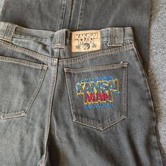 ☆山本寛斎☆KANSAI MAN☆龍刺繍Gパン☆中古品