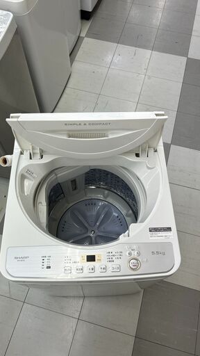 ☆ジモティ割あり☆ SHARP 洗濯機 5.5kg 19年製 動作確認 