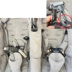 【スペアタイヤ2個付き、レインカバー付き】双子　ベビーカー　エアバギー　兄弟　ココダブル