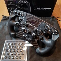 （オプションパドルセット）FANATEC クラブスポーツステアリングホイール　フォーミュラV2.5　+　ポディウムアドバンスパドルモジュール オプションパドルセット）FANATEC クラブスポーツステアリングホイール