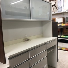 高橋木工所レンジボードスライド扉チェルシーホワイト【トレファク堺福田店】