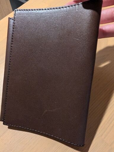 【未使用】栃木レザー文庫本カバー¥8990→¥1000