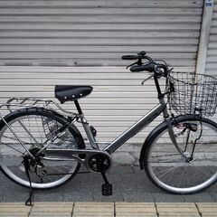 美品☆[TAKEDA]CHACLE SOSIEGO 26吋 ノーパンク自転車 武田産業 軽快車 ソシエゴ Lively ノーパンク LED