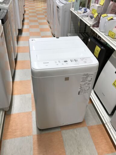 洗濯機 パナソニック NA-F50BE8 2020年製 W(幅)56.2×D(奥行き)57.2×H(高さ)88.0cm ※保証6ヶ月