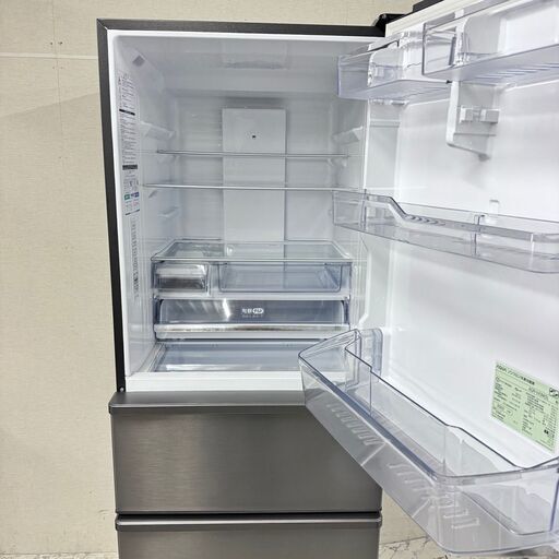 アクア 冷蔵庫 362L 左開き 4ドア 幅60cm スタイリッシュデザイン 