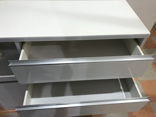 レンジボード 土井インテリア工業 ホワイト W(幅)120.0×D(奥行き)44.5 