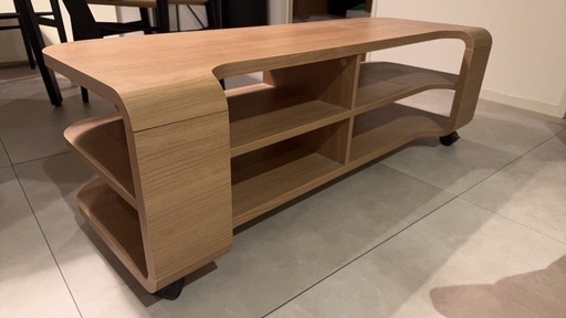 【美品】テレビ台　ナチュラル　ウッド　木目　ベージュ