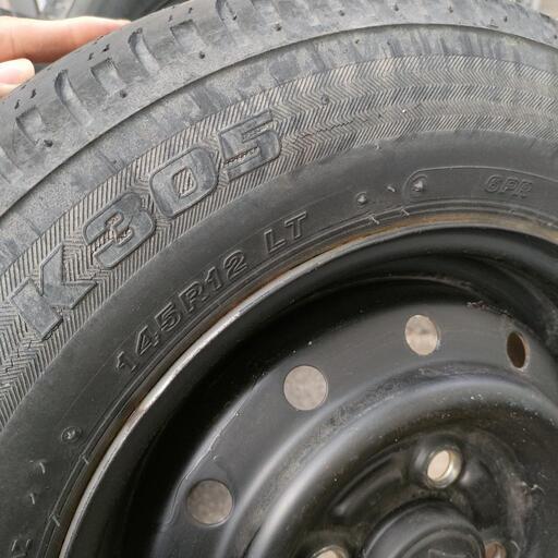 軽バン 軽トラ タイヤ4本セット 145/R12 LT 6PR エブリィ 12インチ S-