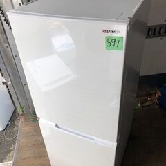 NO 591 ★人気★福岡市内配送設置無料★2022年　シャープ SHARP 冷蔵庫(幅49.5cm) SJ-D15H-W 152L つけかえどっちもドア 2ドア ホワイト