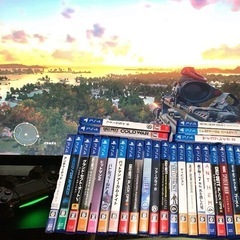 PS4本体ソフト29本モニター付き