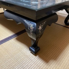 貝細工卓台