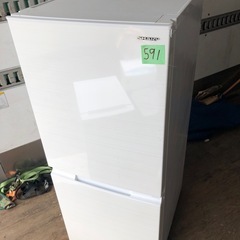 NO 591 🌈福岡市内配送設置無料✨🌈  2022年　シャープ SHARP 冷蔵庫(幅49.5cm) SJ-D15H-W 152L つけかえどっちもドア 2ドア ホワイト