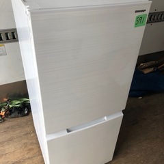 NO 591 🌈福岡市内配送設置無料✨🌈  2022年　シャープ SHARP 冷蔵庫(幅49.5cm) SJ-D15H-W 152L つけかえどっちもドア 2ドア ホワイト