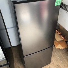 NO 589 🌈福岡市内配送設置無料✨🌈  2024年式　冷蔵庫 小型 2ドア 117L 新生活 ひとり暮らし 一人暮らし コンパクト 右開き オフィス 単身 おしゃれ ガンメタリック MAXZEN JR117ML01GM