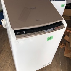 NO 584  🌈福岡市内配送設置無料✨🌈  BW-DV80B-N 縦型洗濯乾燥機 ビートウォッシュ シャンパン [洗濯8.0kg /乾燥4.5kg /ヒーター乾燥(水冷・除湿タイプ) /上開き] 