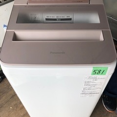 NO 581 ?福岡市内配送設置無料✨? パナソニック Panasonic 全自動洗濯
