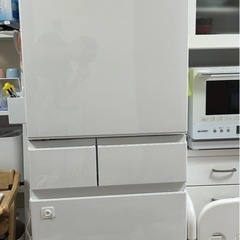 パナソニック 冷蔵庫 NR-E417EXL-W