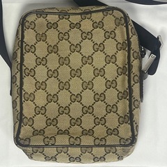 GUCCI グッチ ショルダーバッグ GG 018・1619 キャンバス/レザー